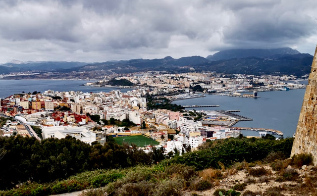 Ceuta photographed from Monte Hacho. Photo © Karethe Linaae